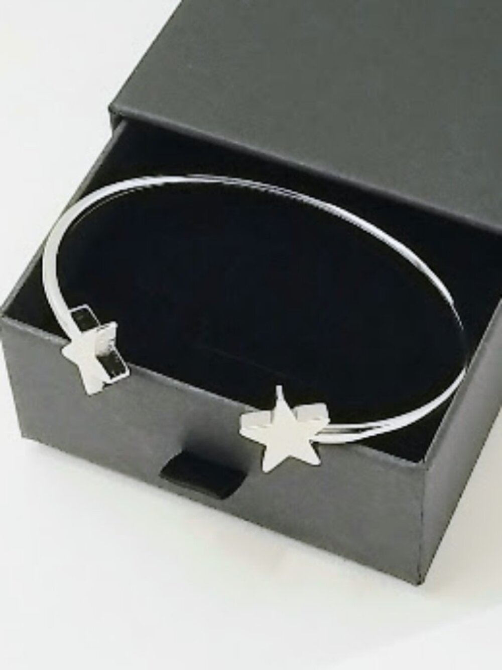⭐18k Gold Plated Star Bangle Bracelet | 316L Stainless Steel | 17cm Trendy Love